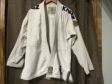 Jaqueta Masculina KINGZ Gi Adulto A3 Extra Grande Branca BJJ Quimono MMA Uniforme Jiu Jitsu comprar usado  Enviando para Brazil