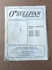 Guia de montagem de carrinho de computador móvel O'Sullivan comprar usado  Enviando para Brazil