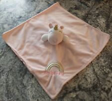 Manta de seguridad Baby Starters rosa sonajero unicornio satinado Lovey "Sé feliz"  segunda mano  Embacar hacia Argentina