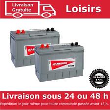 2x 12V 100Ah Batterie Décharge Lente Pour Caravane, Camping Car et Bateau d'occasion  Verson