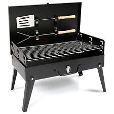 Portable Folding Charcoal BBQ Barbecue Camping Grill Travel Picnic Outdoor for sale  Shipping to South Africa