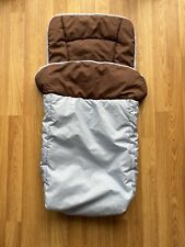 Hauck Stroller Brown Blue Cosy Toes Foot Muff “W” for sale  Shipping to South Africa