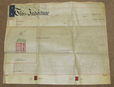 1868 vellum indenture for sale  NORTHWICH