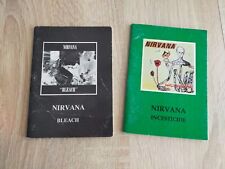 NIRVANA - Dois livretos com letras em inglês e polonês - Incesticida / Bleach comprar usado  Enviando para Brazil