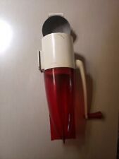 Vintage Dazey Rocket Ice Crusher Model 160 Red White Crank MCM 1950's Atomic , used for sale  Shipping to South Africa