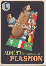 Cartolina pubblicitaria alimen usato  Albenga