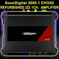 3000.1 EVOX2 - 2 Ω 1 Canais Amplificador Soundigital 3000 Watt recondicionado de fábrica, usado comprar usado  Enviando para Brazil