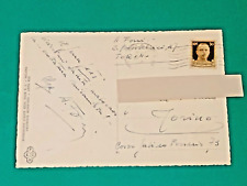 Cartolina autografa originale usato  Lodi