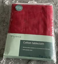 Red tablecloth size for sale  WORCESTER