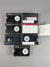 Lote 7 VHS-C Video Cassette Tape Mix Maxell TDK JVC Family Vacation Footage comprar usado  Enviando para Brazil