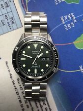 Used, 1970's SEIKO Quartz Silver Wave Z 7546-6060, Stainless Steel / Black for sale  Shipping to South Africa