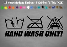 Tylko pranie ręczne Naklejka samochodowa Naklejka JDM Tuning 18 kolorów i 5 rozmiarów na sprzedaż  Wysyłka do Poland