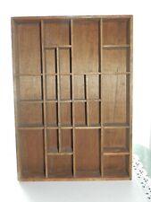 Caixa de sombra Curio de madeira cubinhos display de parede prateleira suspensa miniaturas 16" x 12" comprar usado  Enviando para Brazil
