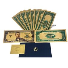 10 peças nota folha de ouro Elon Musk nota de um bilhão de dólares nota de fantasia para presente comprar usado  Enviando para Brazil