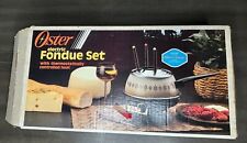 Juego de fondue eléctrica OSTER de colección década de 1980, caja original almendra modelo 681 segunda mano  Embacar hacia Argentina