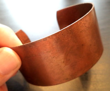 copper bracelet solid cuff for sale  Swansea