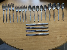 Wm. A .Rogers Stainless Flatware Silverware La Rose Lot 21 pc for sale  Shipping to South Africa