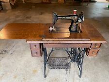 1910 Singer Sewing Machine w/wooden cabinet - PLUS Antique Washer Clothes Ringer for sale  Wild Rose