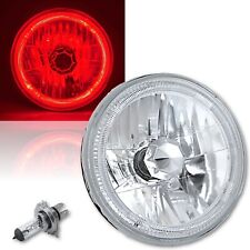 7" H6024/6014 Led Vermelho halogênio Halo Ring H4 Lâmpada Farol Angel Eye, usado comprar usado  Enviando para Brazil