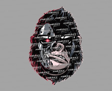 Cyborg gorilla aufkleber gebraucht kaufen  Stein