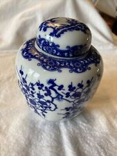 Blue & White Chinese Ginger Jar With Lid, small for sale  Alexandria