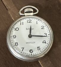 Vintage Bulls Eye por Westclox Vintage Relógio de Bolso Mecânico de Corda EUA Funciona, usado comprar usado  Enviando para Brazil