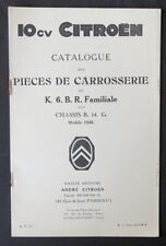 1928 catalogue body d'occasion  Expédié en Belgium