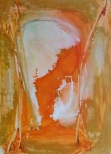 Peinture orange abstraite d'occasion  Paris XVIII