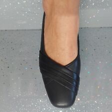 ARA Ladies Shoes Size 6 Wide Fit Mid Heel Black Leather for sale  Shipping to South Africa
