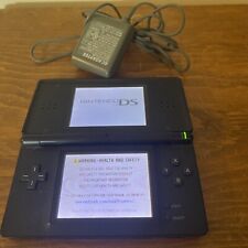 NINTENDO DS Lite USG-001 Black Hand Held Tested Broken Hinge W Charger As Is for sale  Shipping to South Africa