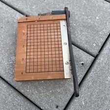 "Mini papel foto vintage de madera si cortador guillotina hecha en Japón 3""x4""" segunda mano  Embacar hacia Argentina