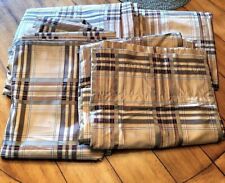 Four plaid curtain for sale  Panama City