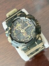 Relógio esportivo militar Casio G-Shock GA-100. Verde camuflado comprar usado  Enviando para Brazil