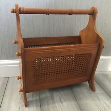 Vintage wooden wicker for sale  Shipping to Ireland