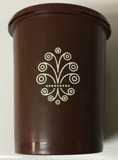 Vintage Tupperware 6” Small Brown Canister #811-13 w/ Lid for sale  Brownville