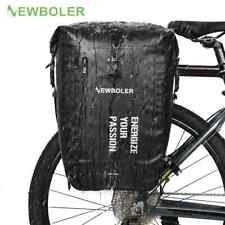 100%Waterproof Bike Bag 27L Travel Cycling Bag Basket Bicycle Rear Rack Bags, used for sale  Shipping to South Africa