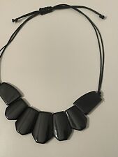 Ladies necklace black for sale  MIDDLEWICH