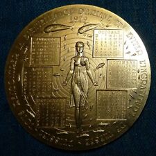 Medaille calendrier bronze d'occasion  Menton