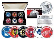 NHL ORIGINAL SEIS EQUIPOS Royal Canadian Mint Medallons Set de 6 monedas con caja de exhibición segunda mano  Embacar hacia Argentina