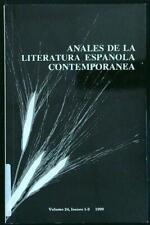Anales literatura espanola usato  Italia