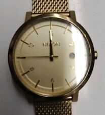 Relógio masculino Nixon Rollo 38 SS dourado , usado comprar usado  Enviando para Brazil