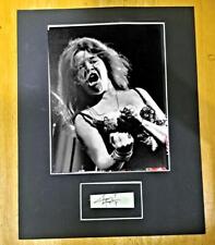 Janis Joplin corte autografado 11x14 fosco comprar usado  Enviando para Brazil