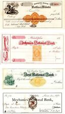 Group of 7 Different Checks with Revenues - Check - Checks with Revenue Stamps for sale  Shipping to South Africa