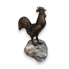 Bronze rooster, signed REUSSNER 20th century for sale  Shipping to South Africa