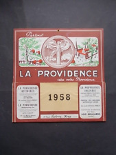 Rare calendrier 1958 d'occasion  Béthune