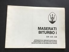 Maserati biturbo appendice usato  Italia