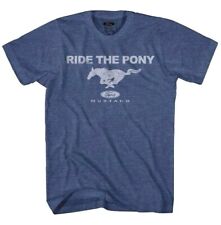 Nueva camiseta Ford Mustang Ride The Pony color azul marino , usado segunda mano  Embacar hacia Argentina