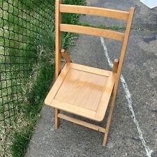 Silla plegable de madera vintage hecha en Polonia  segunda mano  Embacar hacia Argentina