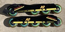 Antigo K2 Extreme World Out 5 Rodas Lâmina de Rolo em Linha Velocidade Quadros de Skate 80mm comprar usado  Enviando para Brazil