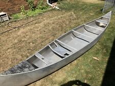 Grumman 17-ft Double-Ender Aluminum Canoe Model G-17 W/ Sailing Kit for sale  Saint Joseph